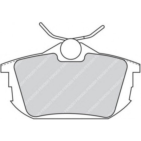 Kit pastiglie freno posteriore