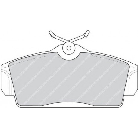 Kit pastiglie freno anteriore