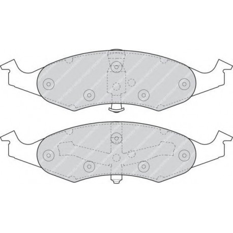 Kit pastiglie freno anteriore