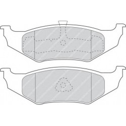 Kit pastiglie freno posteriore