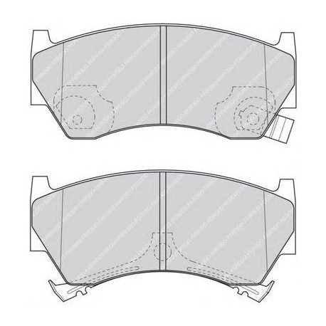 Kit pastiglie freno anteriore