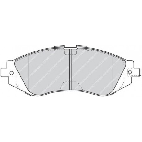 Kit pastiglie freno anteriore