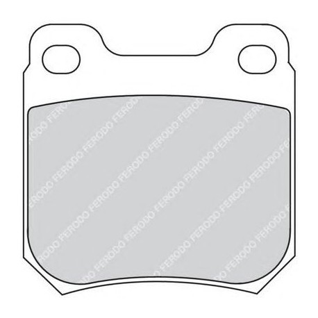 Kit pastiglie freno posteriore