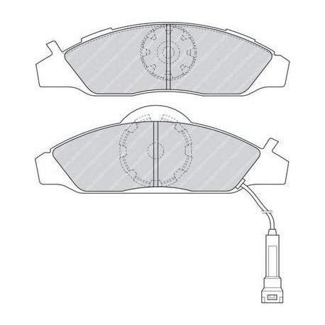 Kit pastiglie freno anteriore