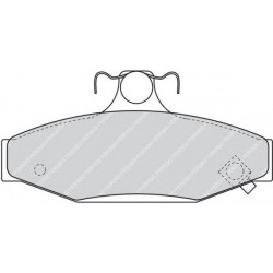 Kit pastiglie freno posteriore