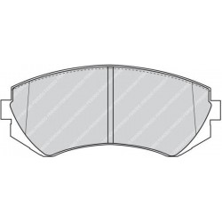 Kit pastiglie freno anteriore