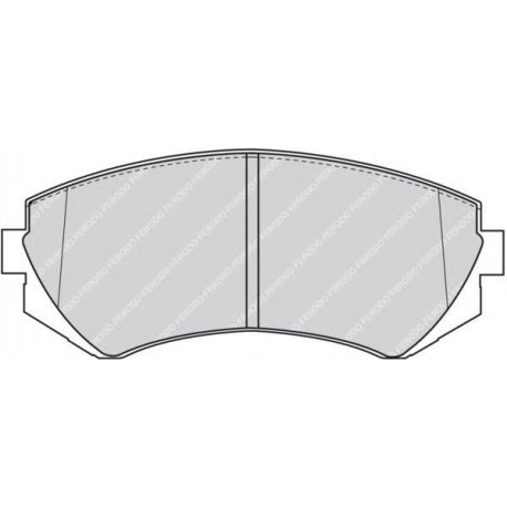 Kit pastiglie freno anteriore