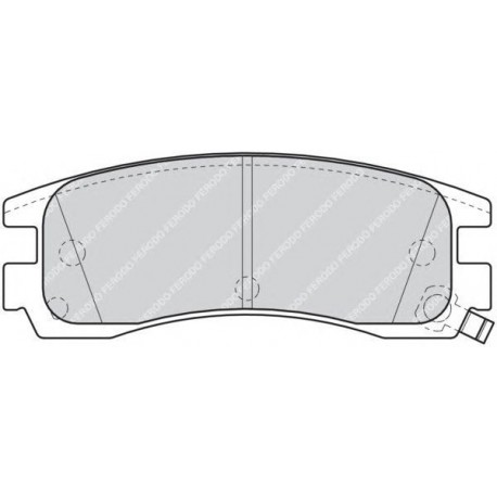 Kit pastiglie freno posteriore