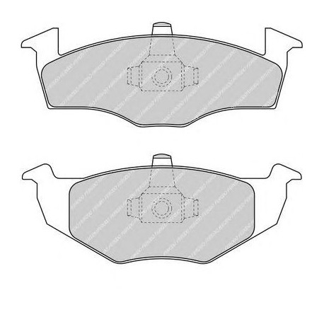 Kit pastiglie freno anteriore