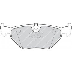 Kit pastiglie freno posteriore