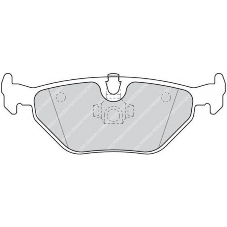 Kit pastiglie freno posteriore