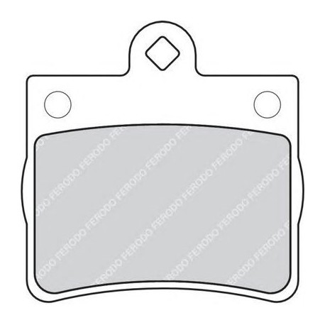 Kit pastiglie freno posteriore