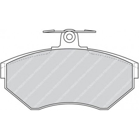 Kit pastiglie freno anteriore