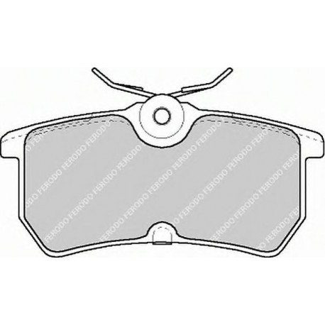 Kit pastiglie freno posteriore