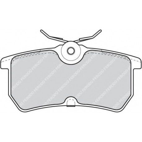 Kit pastiglie freno posteriore