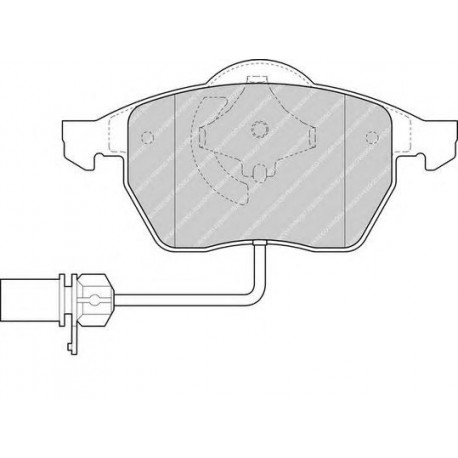Kit pastiglie freno anteriore