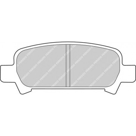 Kit pastiglie freno posteriore