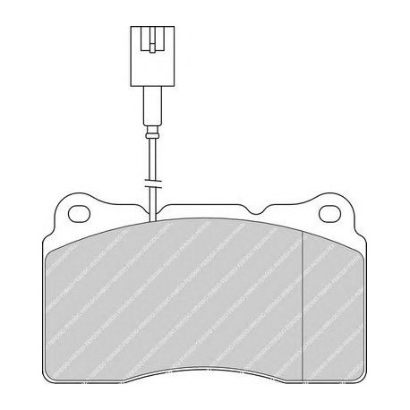 Kit pastiglie freno anteriore