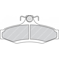 Kit pastiglie freno posteriore