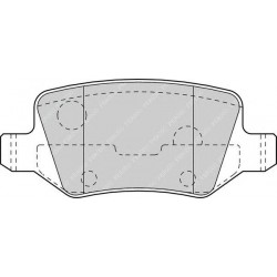 Kit pastiglie freno posteriore