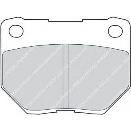 Kit pastiglie freno posteriore