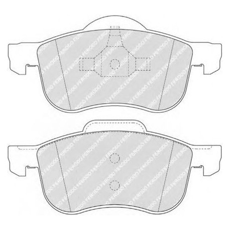 Kit pastiglie freno anteriore