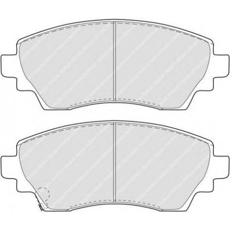 Kit pastiglie freno anteriore