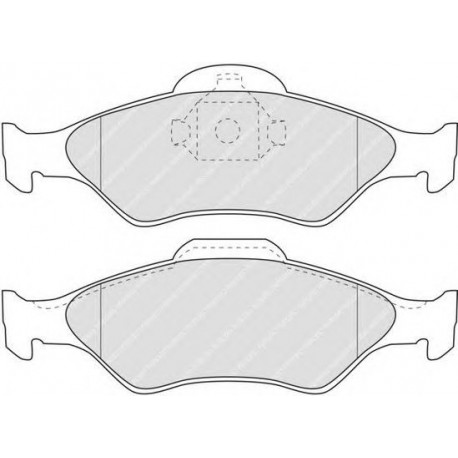 Kit pastiglie freno anteriore