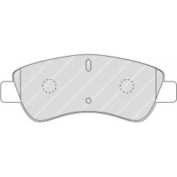 Kit pastiglie freno anteriore