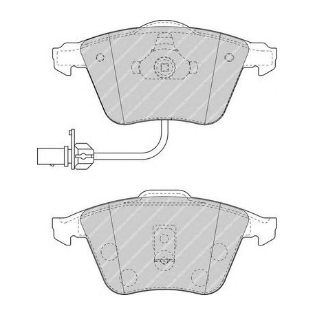 Kit pastiglie freno anteriore