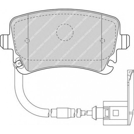 Kit pastiglie freno posteriore