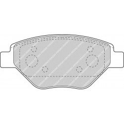 Kit pastiglie freno anteriore