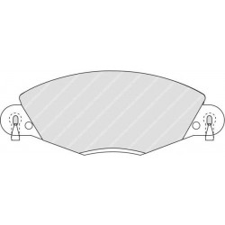 Kit pastiglie freno anteriore