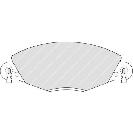 Kit pastiglie freno anteriore