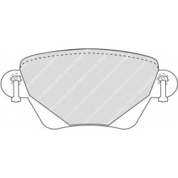 Kit pastiglie freno posteriore