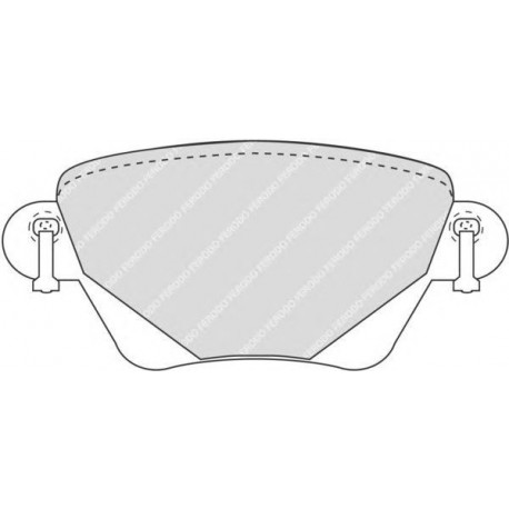 Kit pastiglie freno posteriore