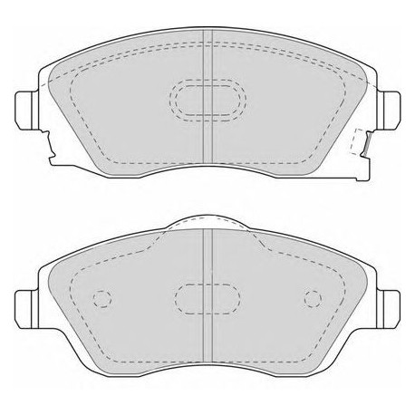 Kit pastiglie freno anteriore