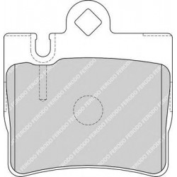 Kit pastiglie freno posteriore