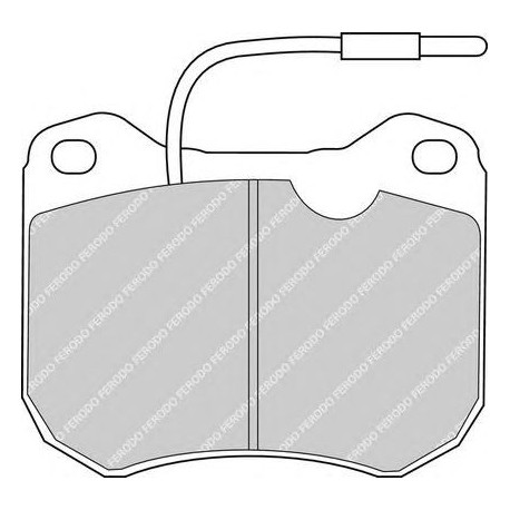 Kit pastiglie freno anteriore