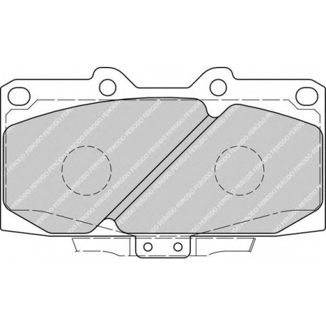 Kit pastiglie freno anteriore