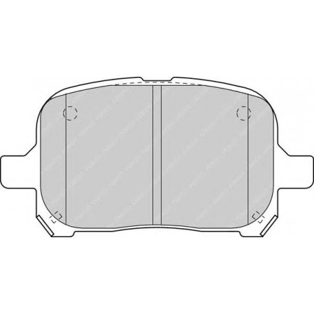 Kit pastiglie freno anteriore