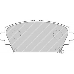 Kit pastiglie freno anteriore