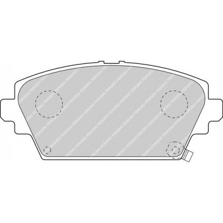 Kit pastiglie freno anteriore