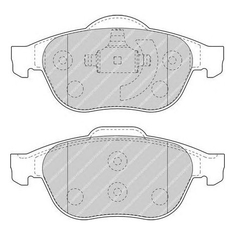 Kit pastiglie freno anteriore