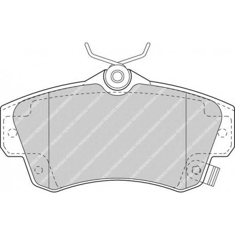 Kit pastiglie freno anteriore