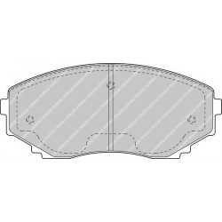 Kit pastiglie freno anteriore