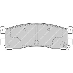 Kit pastiglie freno posteriore