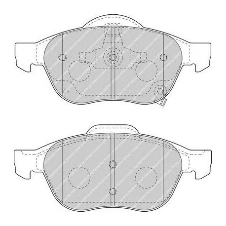 Kit pastiglie freno anteriore