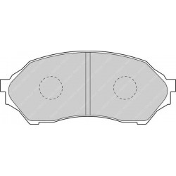 Kit pastiglie freno anteriore