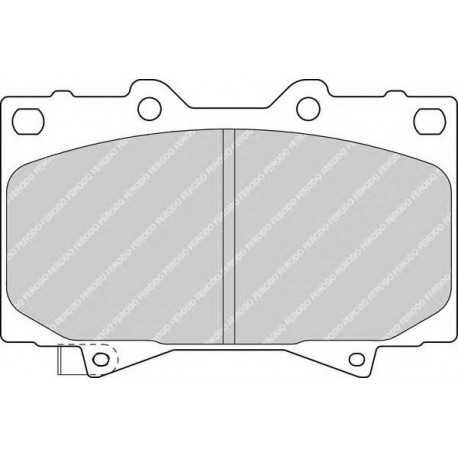 Kit pastiglie freno anteriore